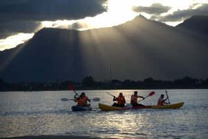 Kayaking on the Mekong Kayaking on the Mekong